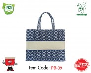 Premium Printed Cotton Bag with inner Lining, Pocket and magnetic closure (G Print)